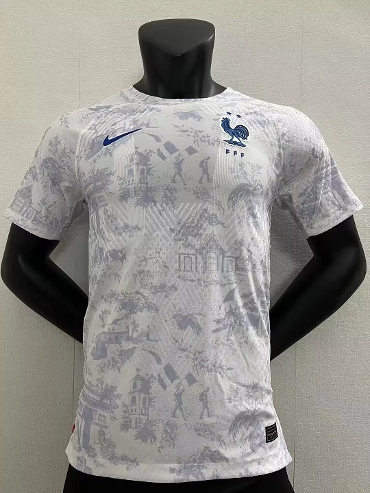 AAA Quality France 2022 World Cup Away Soccer Jersey(Player)